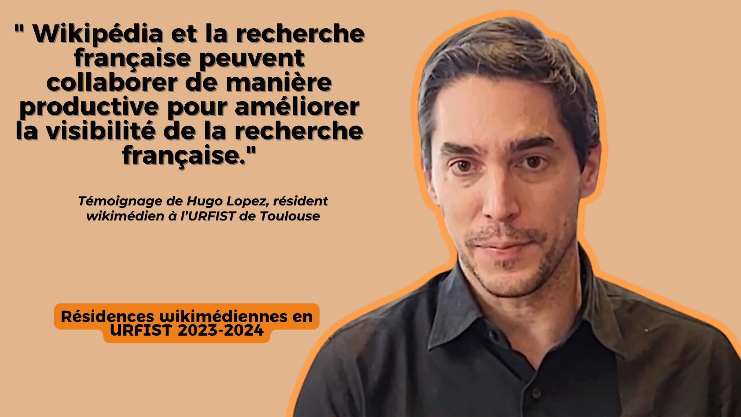 Entretien avec Hugo Lopez I Résidence Wikimédia (URFIST Toulouse)