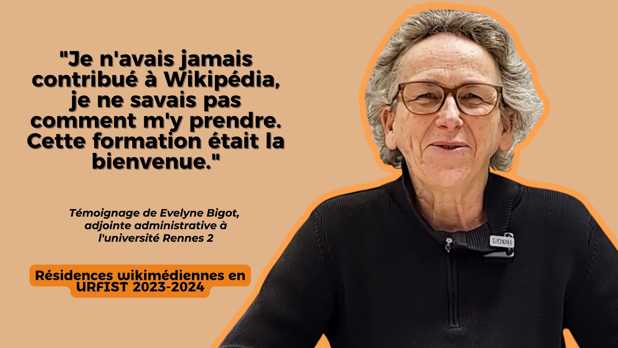 Entretien avec Evelyne Bigot I Résidence Wikimédia (URFIST Rennes)